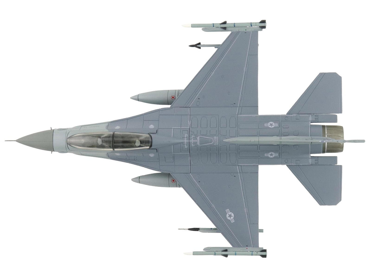 Lockheed F-16D Fighting Falcon Fighter Aircraft "85-1572 Edwards Air Force Base" (2024) United States Air Force "Air Power Series" 1/72 Diecast Model