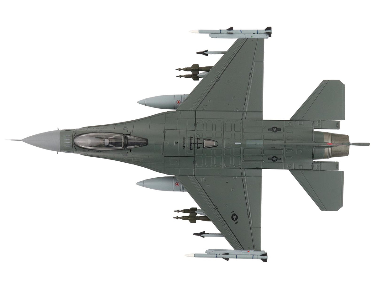 Lockheed F-16C Fighting Falcon Fighter Aircraft "88-0545 138th Fighter Wing Oklahoma Air National Guard" (2024) United States Air Force "Air Power Series" 1/72 Diecast Model