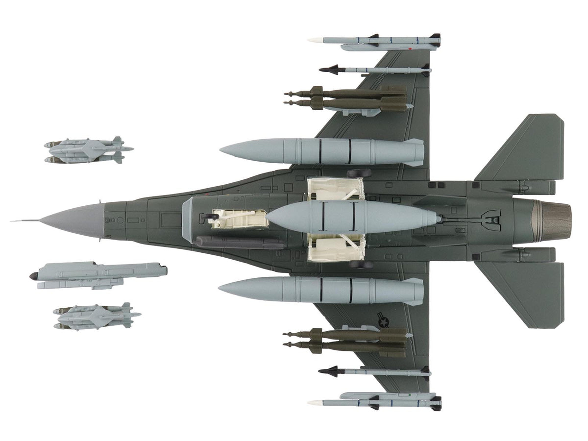 Lockheed F-16C Fighting Falcon Fighter Aircraft "88-0545 138th Fighter Wing Oklahoma Air National Guard" (2024) United States Air Force "Air Power Series" 1/72 Diecast Model