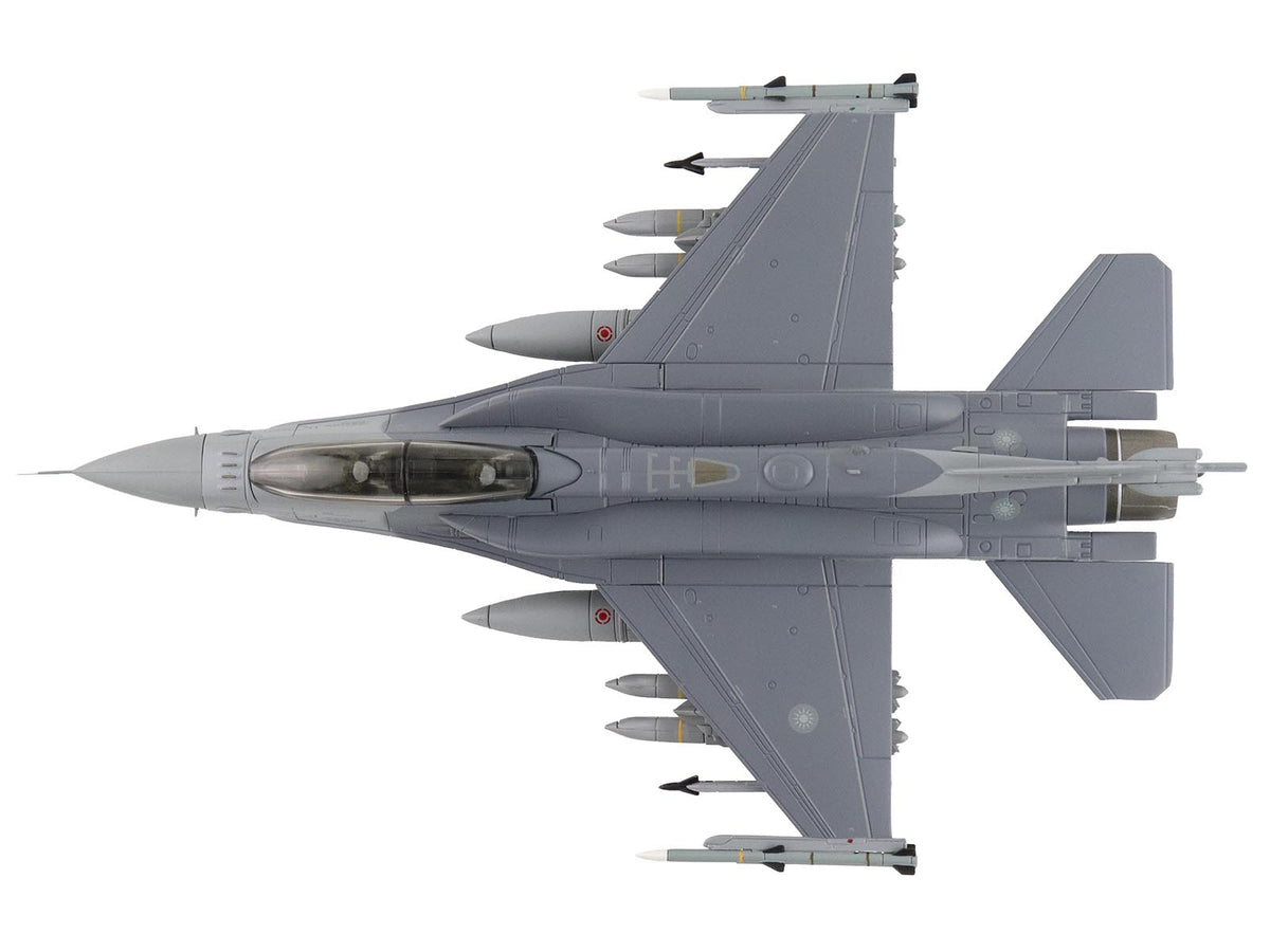 Lockheed F-16D Fighting Falcon Fighter Aircraft "6831 Block 70" (2025) Republic of China Air Force "Air Power Series" 1/72 Diecast Model