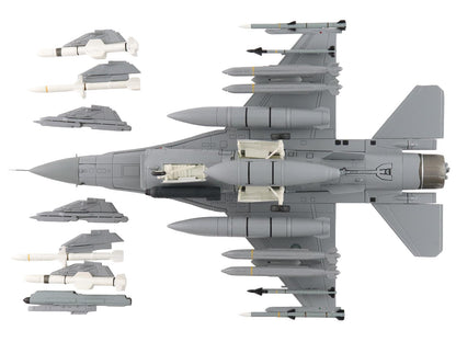 Lockheed F-16D Fighting Falcon Fighter Aircraft "6831 Block 70" (2025) Republic of China Air Force "Air Power Series" 1/72 Diecast Model