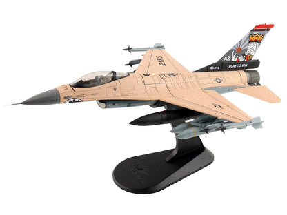 Lockheed F-16V Fighting Falcon Fighter Aircraft "93-0814 Play to Win 21st Sqn. Luke AFB" (2025) United States Air Force "Air Power Series" 1/72 Diecast Model