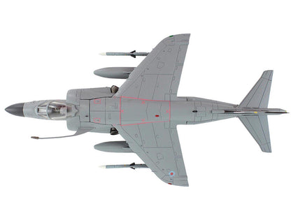 British Aerospace Sea Harrier FA.2 Aircraft with Sea Eagle Missiles "ZH804 Fairford" (2002) British Royal Navy "Air Power Series" 1/72 Diecast Model