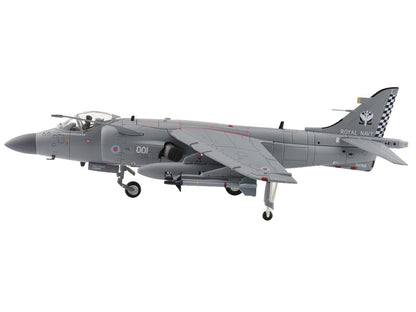 British Aerospace Sea Harrier FA.2 Aircraft with Sea Eagle Missiles "ZH796" (2018) British Royal Navy "Air Power Series" 1/72 Diecast Model