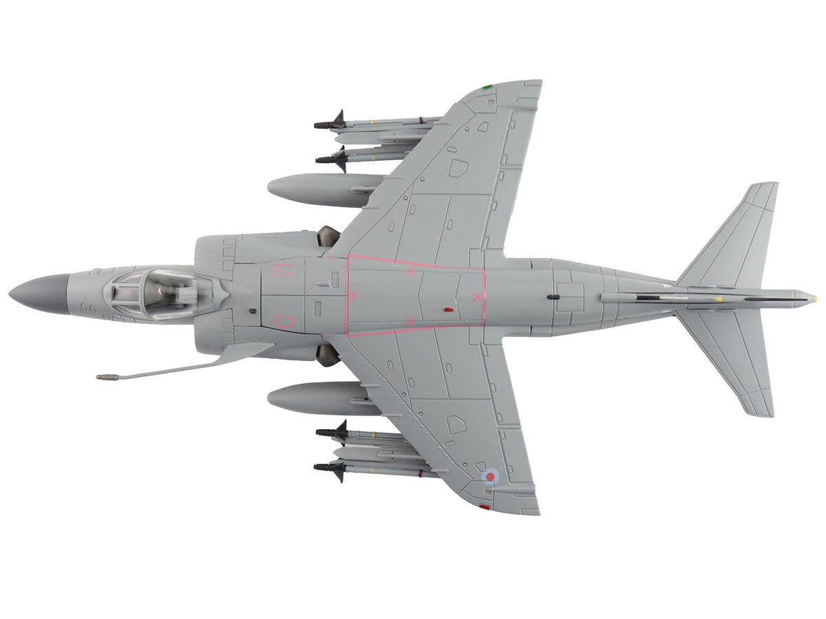 British Aerospace Sea Harrier FA.2 Aircraft with Sea Eagle Missiles "ZH796" (2018) British Royal Navy "Air Power Series" 1/72 Diecast Model