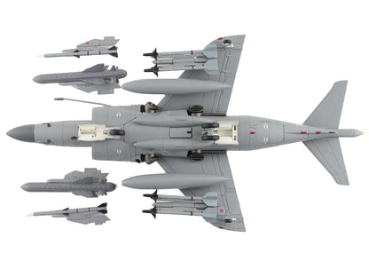 British Aerospace Sea Harrier FA.2 Aircraft with Sea Eagle Missiles "ZH796" (2018) British Royal Navy "Air Power Series" 1/72 Diecast Model
