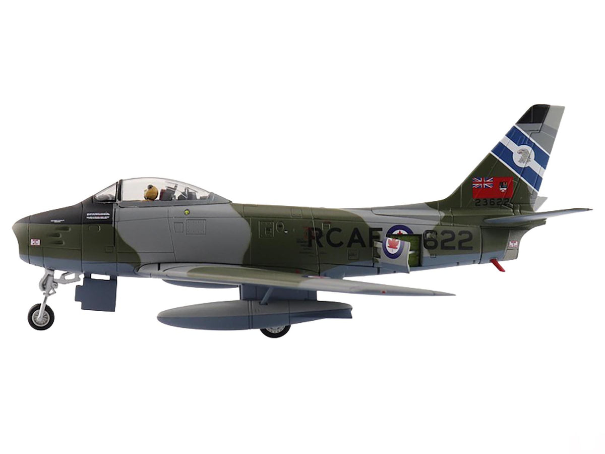 Canadair Sabre Mk.6 Fighter Aircraft "23622 430 Squadron" (1950s) Royal Canadian Air Force "Air Power Series" 1/72 Diecast Model