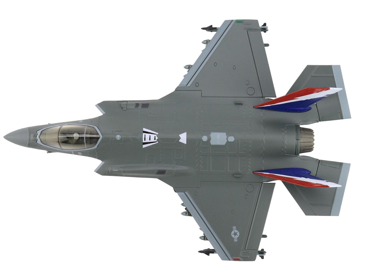 Lockheed Martin F-35A Lightning II Aircraft "22-5696 1000th Lightning II 176th FS Wisconsin ANG" (2004) United States Air Force "Air Power Series" 1/72 Diecast Model
