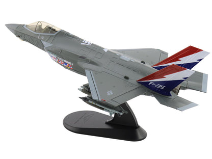 Lockheed Martin F-35A Lightning II Aircraft "22-5696 1000th Lightning II 176th FS Wisconsin ANG" (2004) United States Air Force "Air Power Series" 1/72 Diecast Model