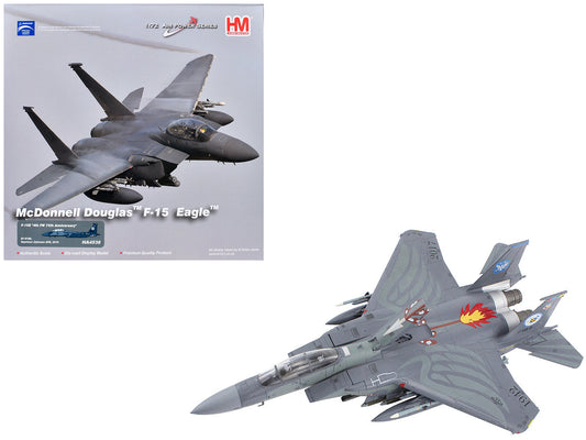 McDonnell Douglas F-15E Strike Eagle Fighter Aircraft "4th FW 75th Anniversary Seymour Johnson AFB" (2018) United States Air Force "Air Power Series" 1/72 Diecast Model