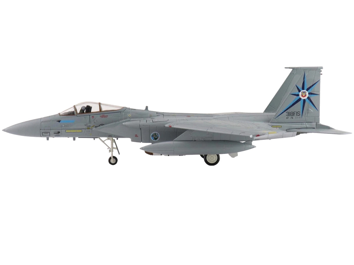 McDonnell Douglas F-15A Eagle Fighter Aircraft "76-0111 318th Fighter Interceptor Squadron" United States Air Force "Air Power Series" 1/72 Diecast Model