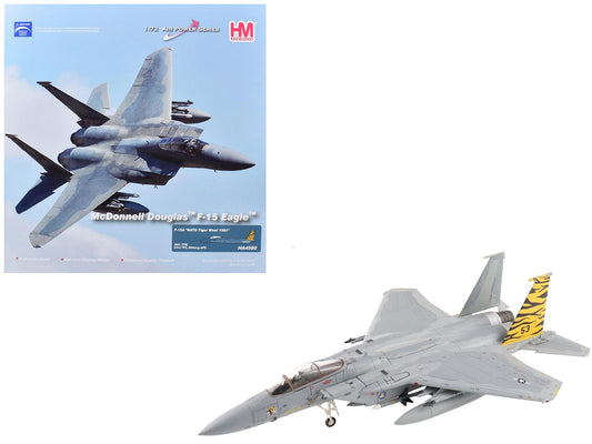 McDonnell Douglas F-15A Eagle Fighter Aircraft "NATO Tiger Meet 36th TFW 53rd TFS Bitburg AFB" (1981) United States Air Force "Air Power Series" 1/72 Diecast Model