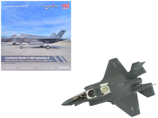 Lockheed Martin F-35B Lightning II Aircraft "VMFA-225 Vikings Yuma Marine Corps Air Station" (2023) United States Marine Corps "Air Power Series" 1/72 Diecast Model