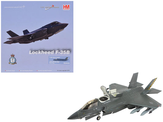 Lockheed Martin F-35B Lightning II Aircraft (Beast Mode) "Black Death VMFA-542 MCAS Cherry Point" (2023) United States Marine Corps "Air Power Series" 1/72 Diecast Model