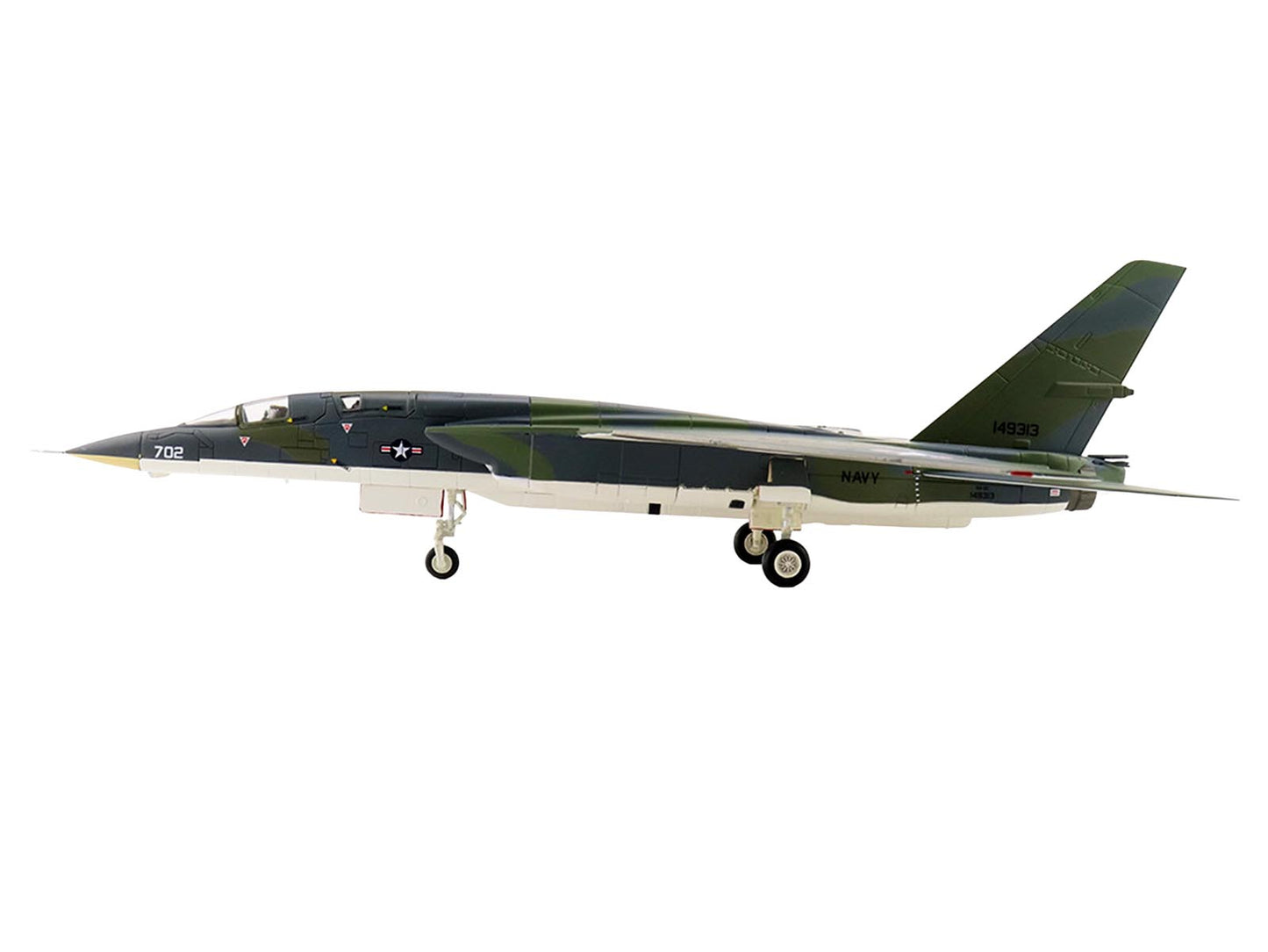 North American RA-5C Vigilante Aircraft "149313 RVAH-6 Fleurs Experimental Scheme USS Constellation" (1966) United States Navy "Air Power Series" 1/72 Diecast Model