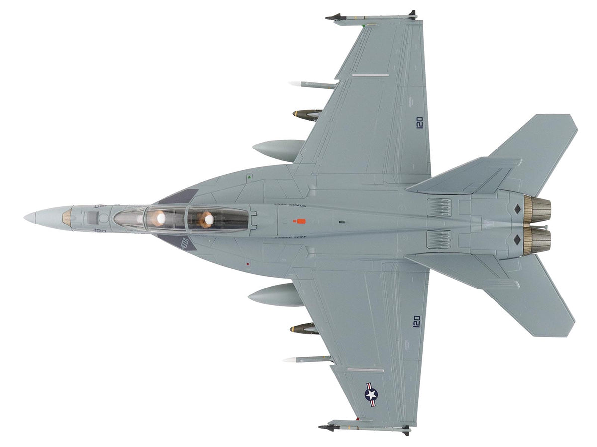 Boeing F/A-18F Super Hornet Fighter Aircraft "165875 Green Hornet VX-23 Salty Dogs NAS Patuxent River" (2011) United States Navy "Air Power Series" 1/72 Diecast Model