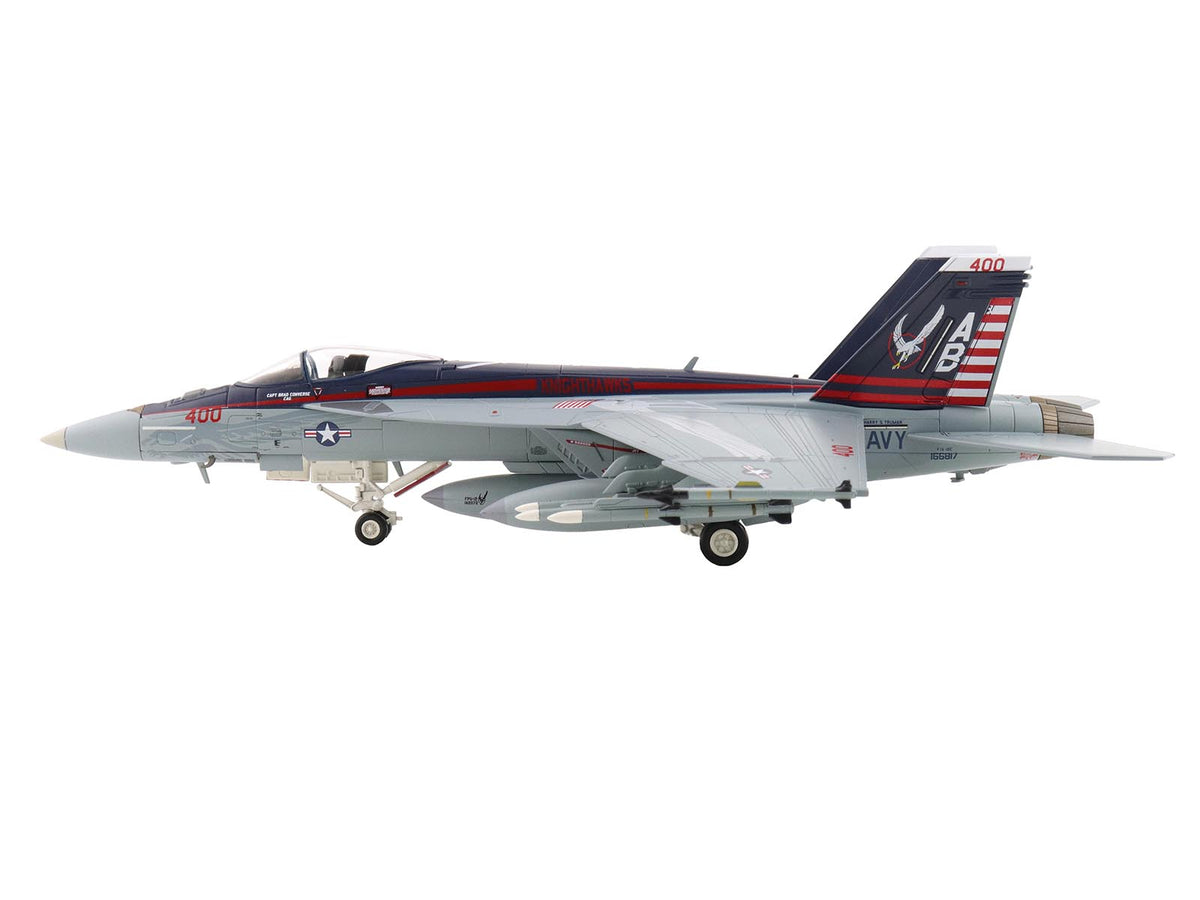 Boeing F/A-18E Super Hornet Fighter Aircraft "166817 VFA-136 Knighthawks USS Trumman" (2024) United States Navy "Air Power Series" 1/72 Diecast Model