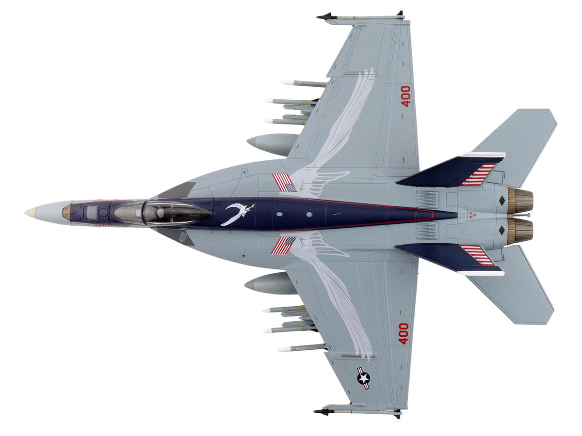 Boeing F/A-18E Super Hornet Fighter Aircraft "166817 VFA-136 Knighthawks USS Trumman" (2024) United States Navy "Air Power Series" 1/72 Diecast Model