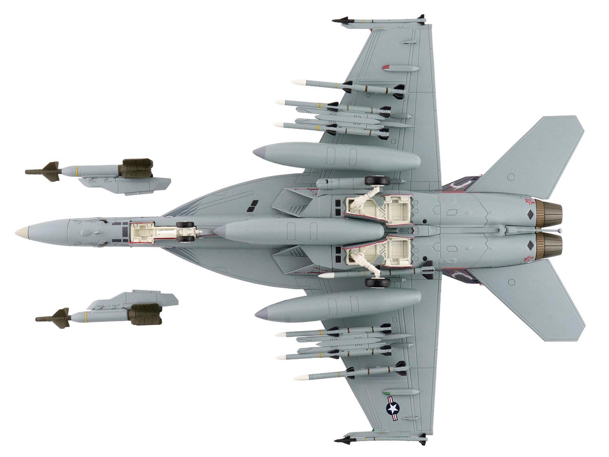 Boeing F/A-18E Super Hornet Fighter Aircraft "166817 VFA-136 Knighthawks USS Trumman" (2024) United States Navy "Air Power Series" 1/72 Diecast Model