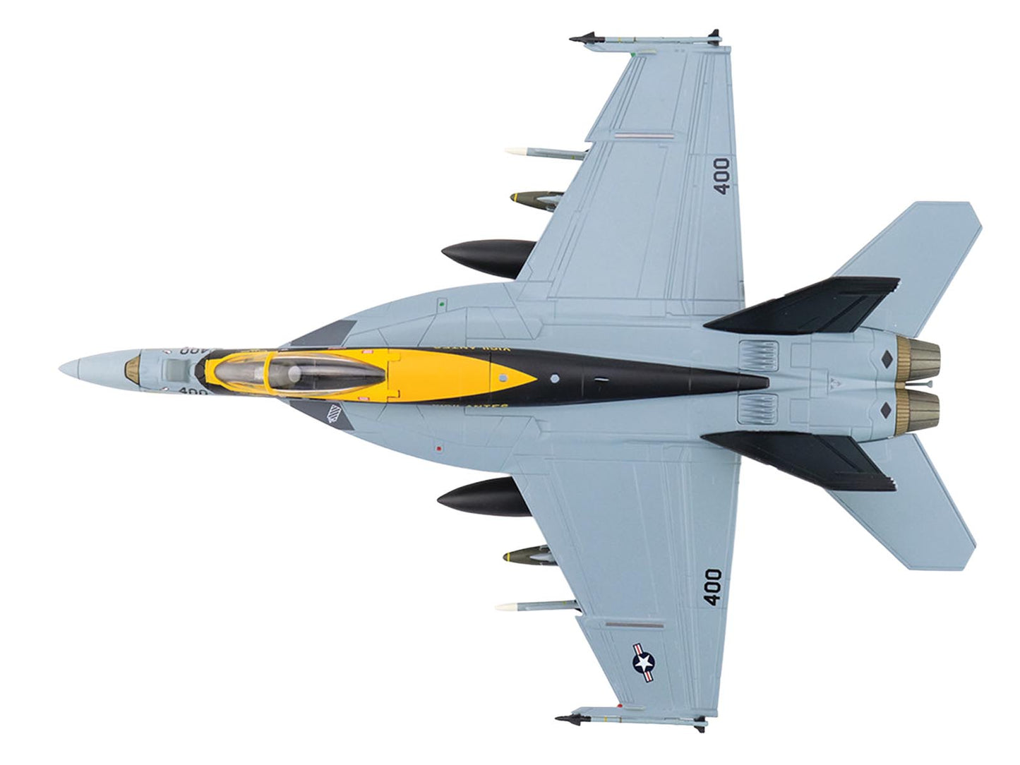 Boeing F/A-18E Super Hornet Fighter Aircraft "166828 VFA-151 Vigilantes USS Lincoln" (2021) United States Navy "Air Power Series" 1/72 Diecast Model