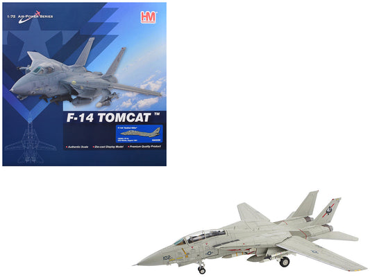 Grumman F-14A Tomcat Fighter Aircraft "Sukhoi Killer VF-41 Black Aces USS Nimitz" (1981) United States Navy "Air Power Series" 1/72 Diecast Model