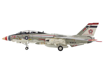 Grumman F-14A Tomcat Fighter Aircraft "Bicentennial Scheme VF-124" (1976) United States Navy "Air Power Series" 1/72 Diecast Model