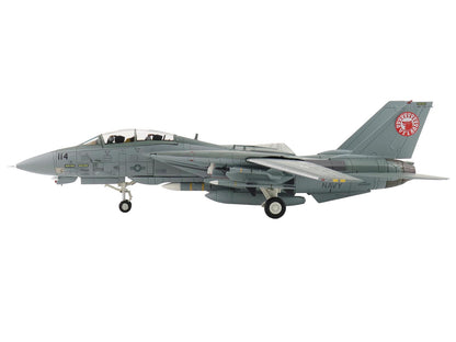 Grumman F-14A Tomcat Fighter Aircraft "VF-1 (with Optional Decals)" United States Navy "Air Power Series" 1/72 Diecast Model