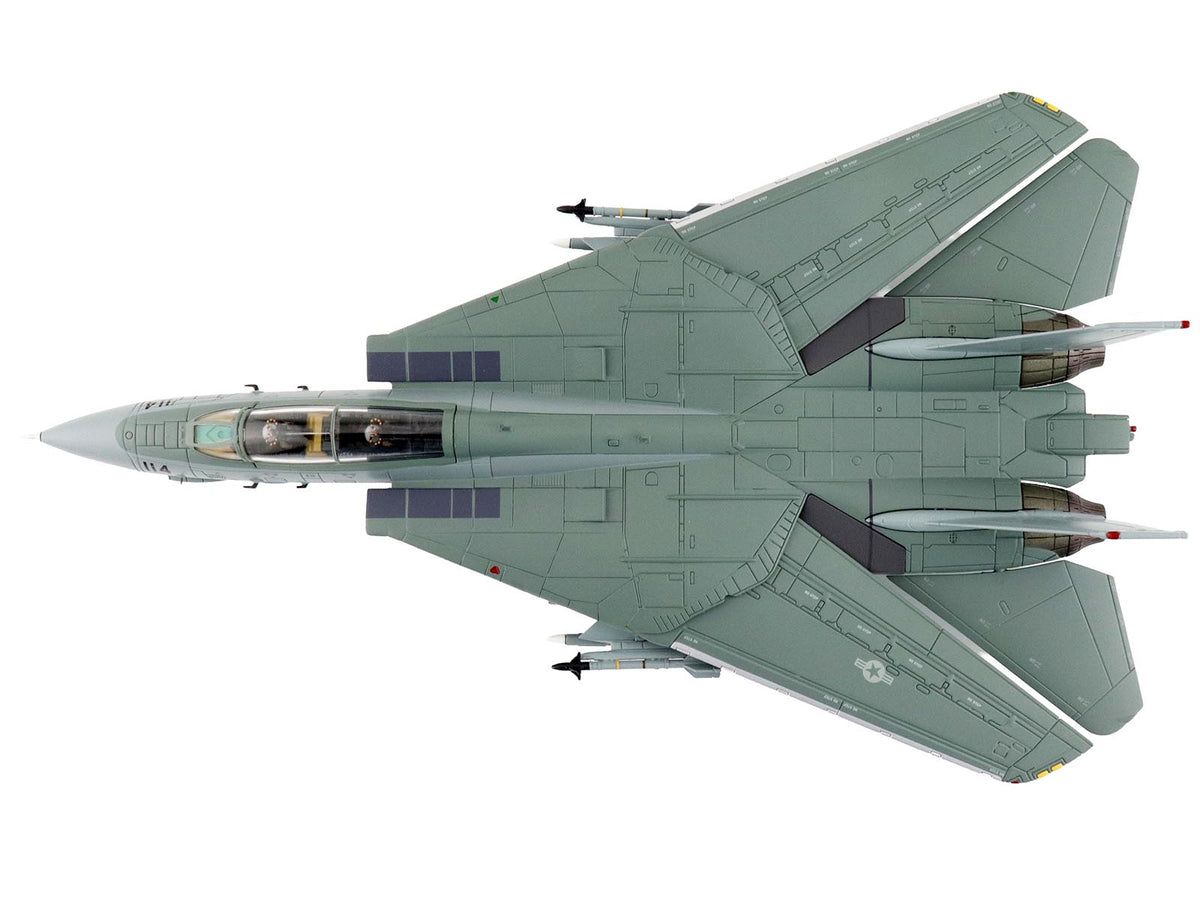 Grumman F-14A Tomcat Fighter Aircraft "VF-1 (with Optional Decals)" United States Navy "Air Power Series" 1/72 Diecast Model