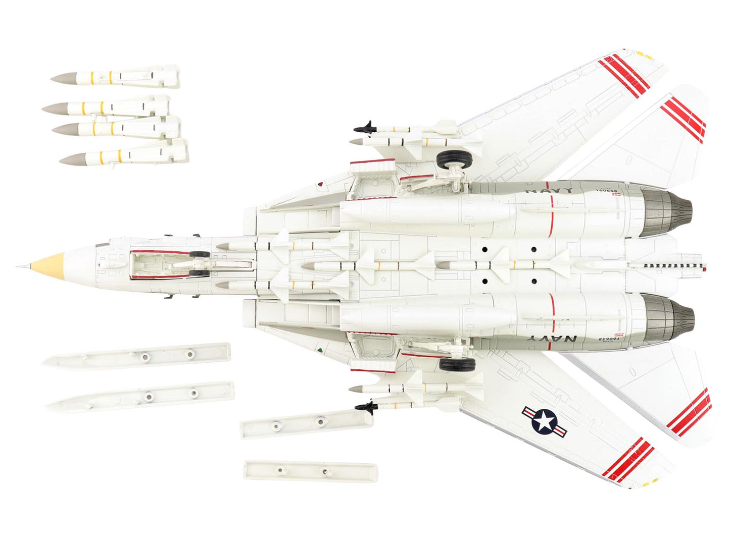 Grumman F-14A Tomcat Fighter Aircraft "VFA-124 Gunfighters" (1978) United States Navy "Air Power Series" 1/72 Diecast Model