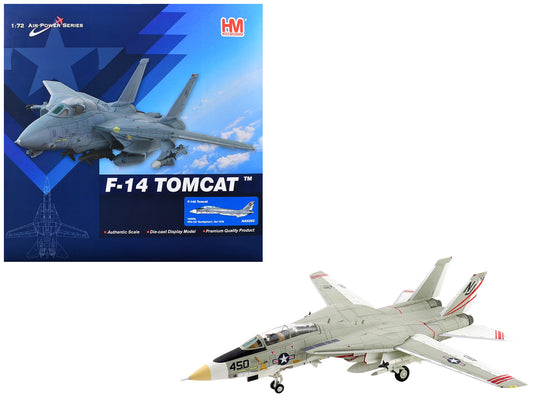 Grumman F-14A Tomcat Fighter Aircraft "VFA-124 Gunfighters" (1978) United States Navy "Air Power Series" 1/72 Diecast Model