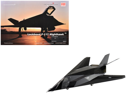 Lockheed F-117A Nighthawk Stealth Aircraft "84-0809" (2022) United States Air Force "Air Power Series" 1/72 Diecast Model