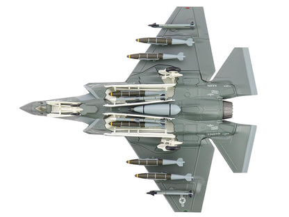 Lockheed F-35C Lightning II Aircraft "169034 VFA-125 Rough Raiders" (2022) United States Navy "Air Power Series" 1/72 Diecast Model
