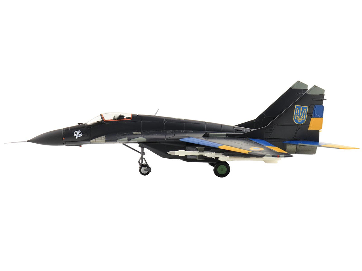Mikoyan MIG-29 Fulcrum Aircraft "Ghost of Kyiv 40th Tactical Aviation Brigade Vasylkiv Air Base" (2023) Ukrainian Air Force "Air Power Series" 1/72 Diecast Model