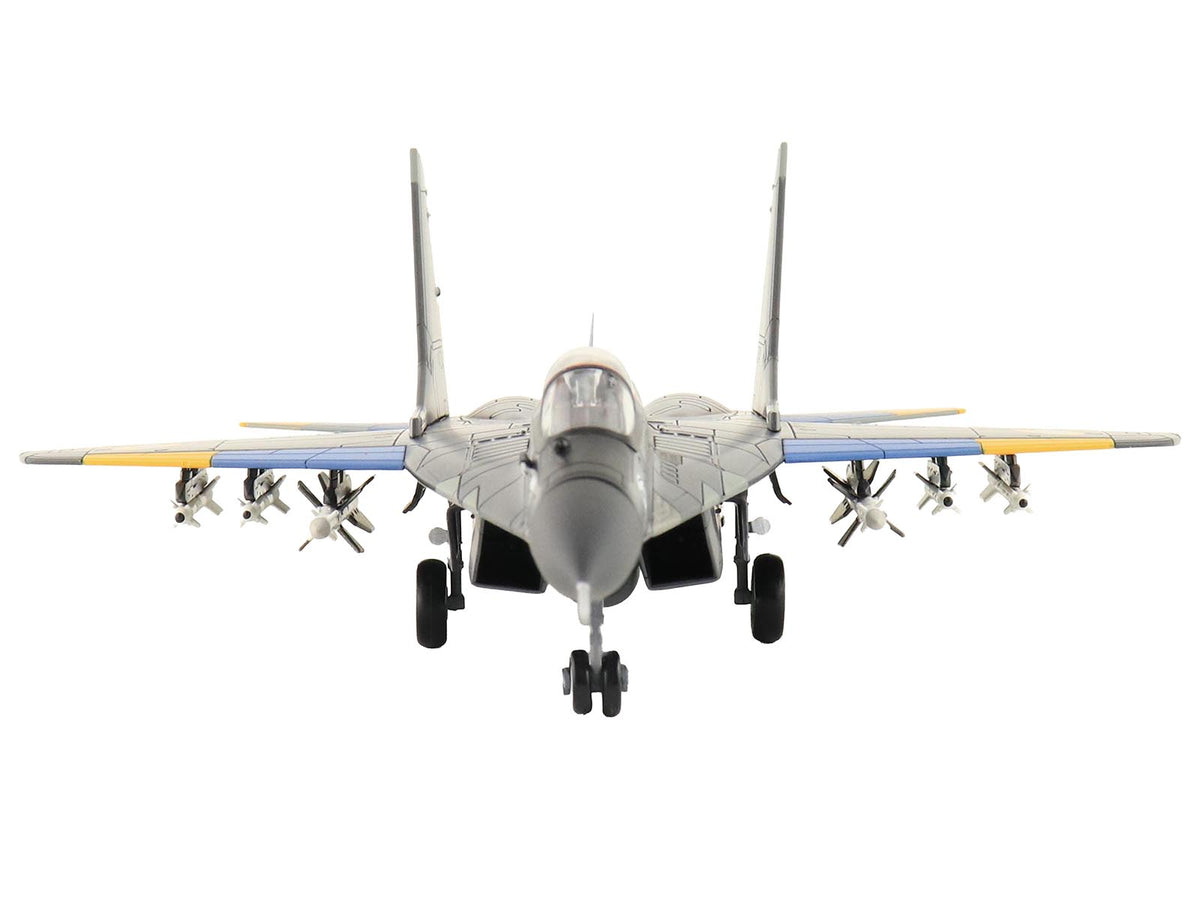 Mikoyan MIG-29 Fulcrum Aircraft "Ghost of Kyiv 40th Tactical Aviation Brigade Vasylkiv Air Base" (2023) Ukrainian Air Force "Air Power Series" 1/72 Diecast Model