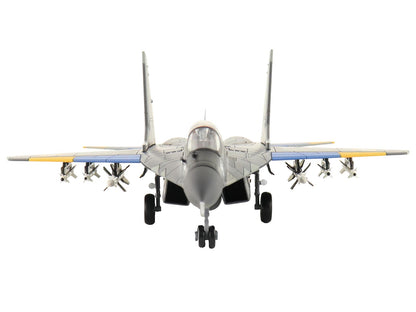 Mikoyan MIG-29 Fulcrum Aircraft "Ghost of Kyiv 40th Tactical Aviation Brigade Vasylkiv Air Base" (2023) Ukrainian Air Force "Air Power Series" 1/72 Diecast Model