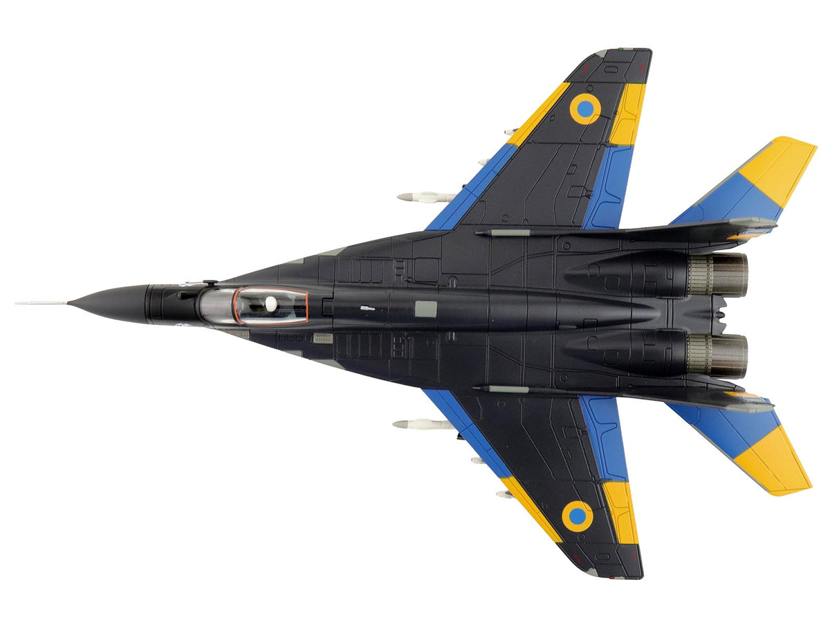 Mikoyan MIG-29 Fulcrum Aircraft "Ghost of Kyiv 40th Tactical Aviation Brigade Vasylkiv Air Base" (2023) Ukrainian Air Force "Air Power Series" 1/72 Diecast Model
