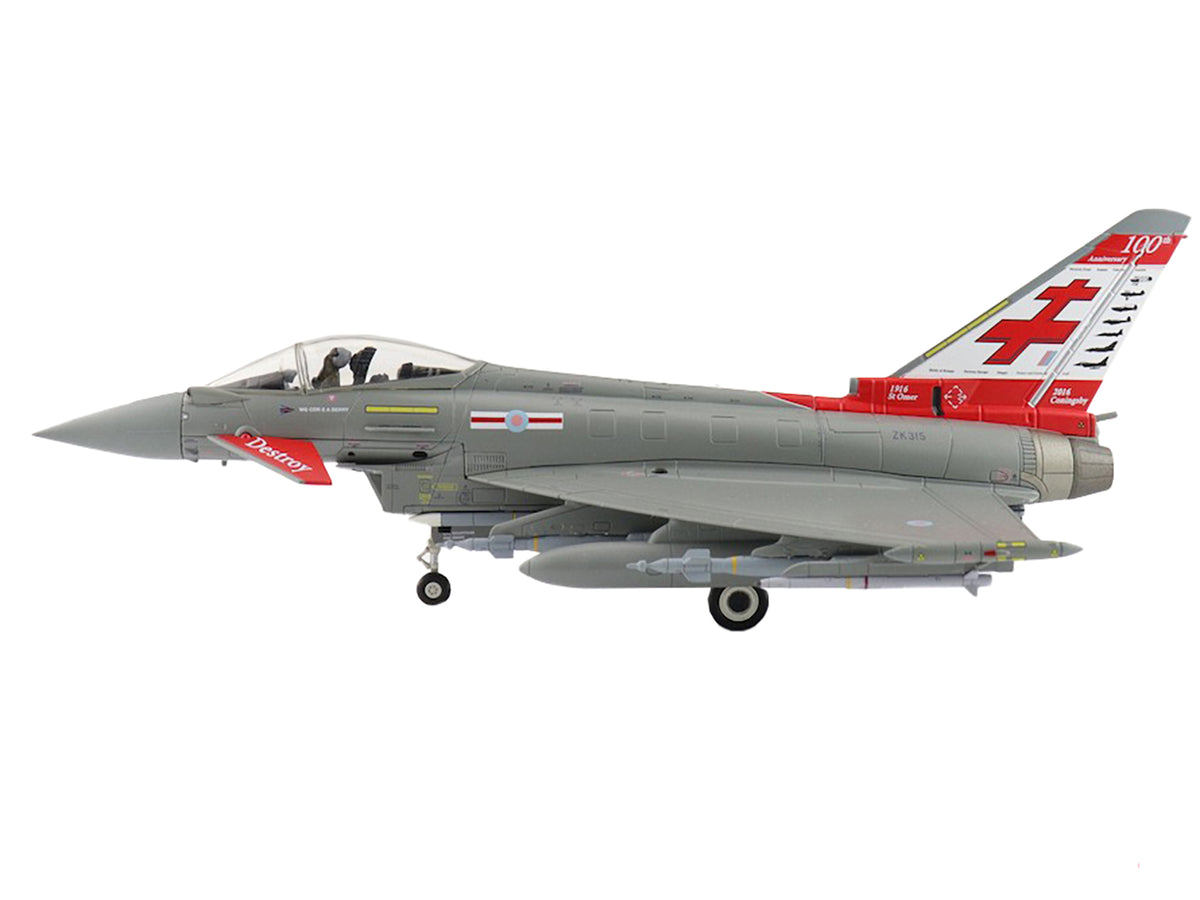 Eurofighter Typhoon Fighter Aircraft "ZK315 41 Squadron RAF Coningsby" (2015) Royal Air Force "Air Power Series" 1/72 Diecast Model