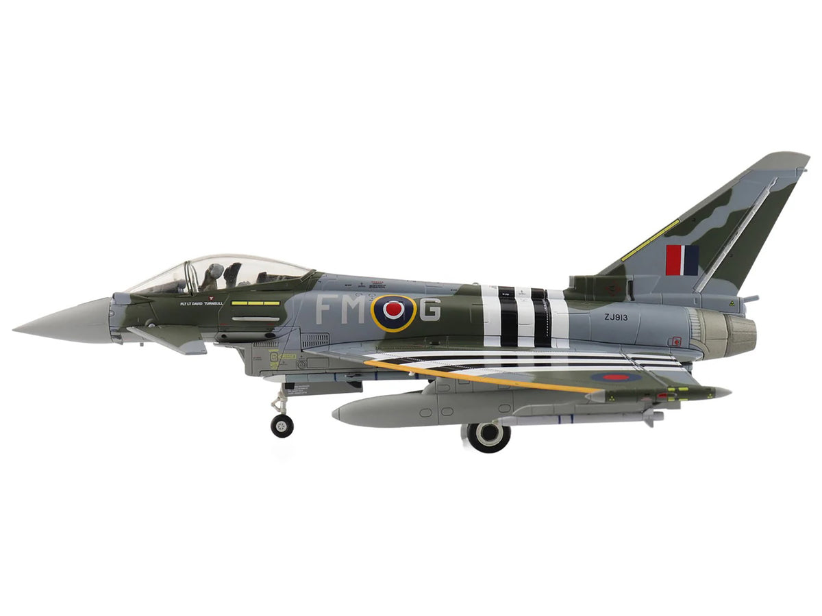 Eurofighter Typhoon FGR4 Fighter Aircraft "ZJ913 FM-G" (2024) British Royal Air Force "Air Power Series" 1/72 Diecast Model