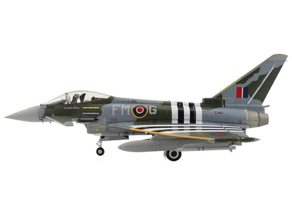 Eurofighter Typhoon FGR4 Fighter Aircraft "ZJ913 FM-G" (2024) British Royal Air Force "Air Power Series" 1/72 Diecast Model