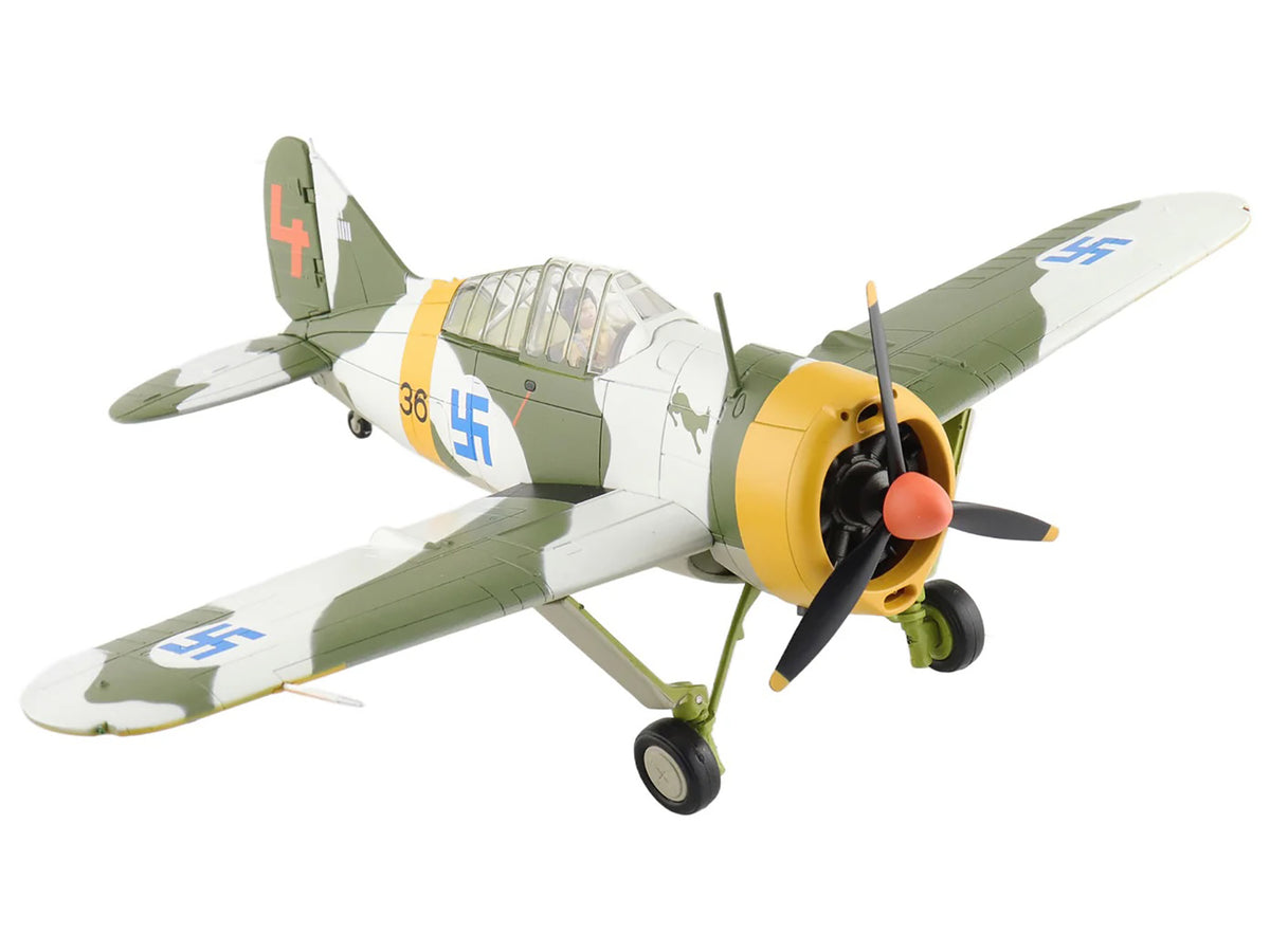 Brewster F2A Model 239 "Buffalo" Fighter Aircraft "BW364 LeLv 24 flown