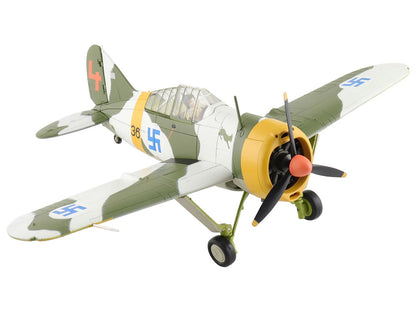 Brewster F2A Model 239 "Buffalo" Fighter Aircraft "BW364 LeLv 24 flown