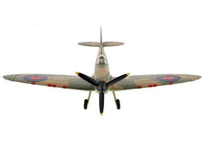 Supermarine Spitfire Mk.1a Fighter Aircraft "X4009 Flight Lieutenant P.C. Hughes" (1940) British Royal Air Force "Air Power Series" 1/48 Diecast Model