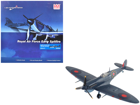 Supermarine Spitfire Mk.Vb Trop Fighter Aircraft "EP706 George Beurling No. 249 Squadron Malta" (1942) British Royal Air Force "Air Power Series" 1/48 Diecast Model