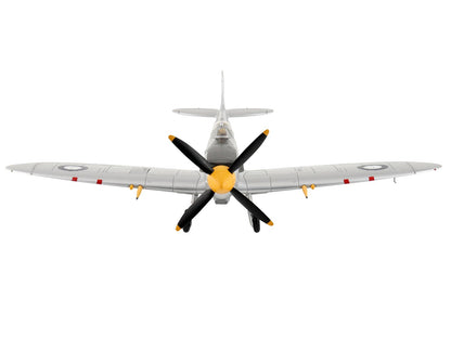 Supermarine Spitfire Mk VIII Fighter Aircraft "A53-379 Flight Lieutenant David Glaser No. 549 Squadron Strauss Airstrip" (1944) Royal Australian Air Force "Air Power Series" 1/48 Diecast Model
