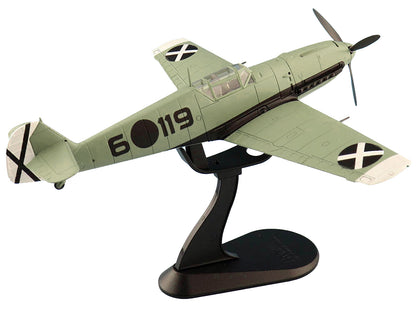 Messerschmitt BF 109E-3 Fighter Aircraft "Hauptmann Siebelt Reents Spanish Civil War" (1939) "Air Power Series" 1/48 Diecast Model