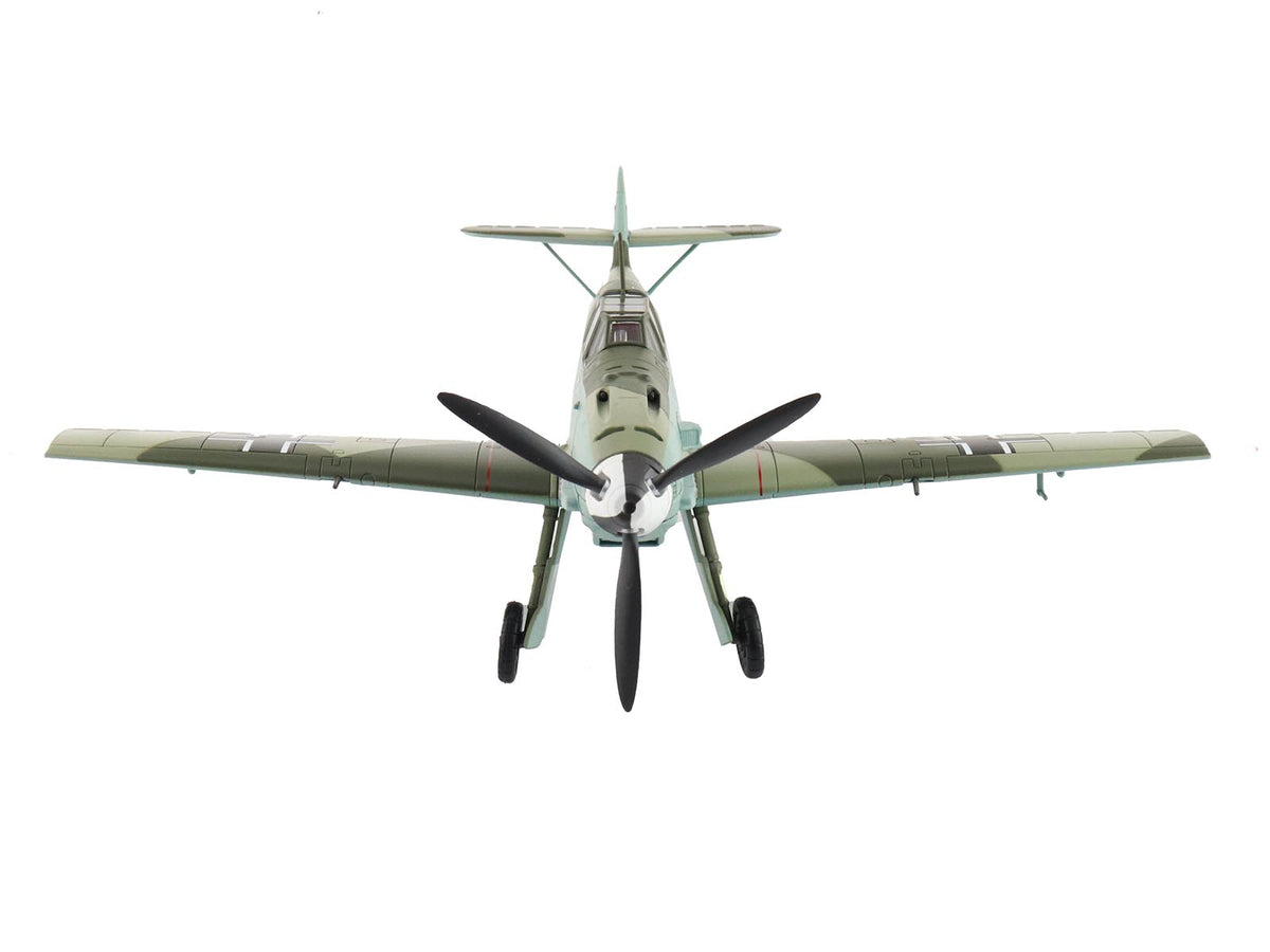 Messerschmitt BF 109E-4 Fighter Aircraft "Franz von Werra II/JG-3" (1940) German Luftwaffe "Air Power Series" 1/48 Diecast Model