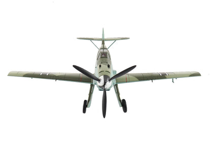 Messerschmitt BF 109E-4 Fighter Aircraft "Franz von Werra II/JG-3" (1940) German Luftwaffe "Air Power Series" 1/48 Diecast Model