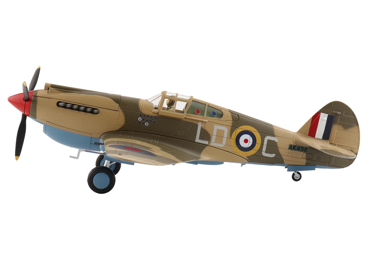 Curtiss P-40 Warhawk Tomahawk Mk IIB Aircraft "LD-C Clive Caldwell No. 250 Squadron North Africa" (1942) British Royal Air Force "Air Power Series" 1/48 Diecast Model
