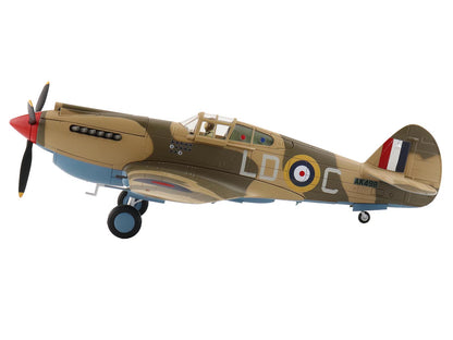Curtiss P-40 Warhawk Tomahawk Mk IIB Aircraft "LD-C Clive Caldwell No. 250 Squadron North Africa" (1942) British Royal Air Force "Air Power Series" 1/48 Diecast Model