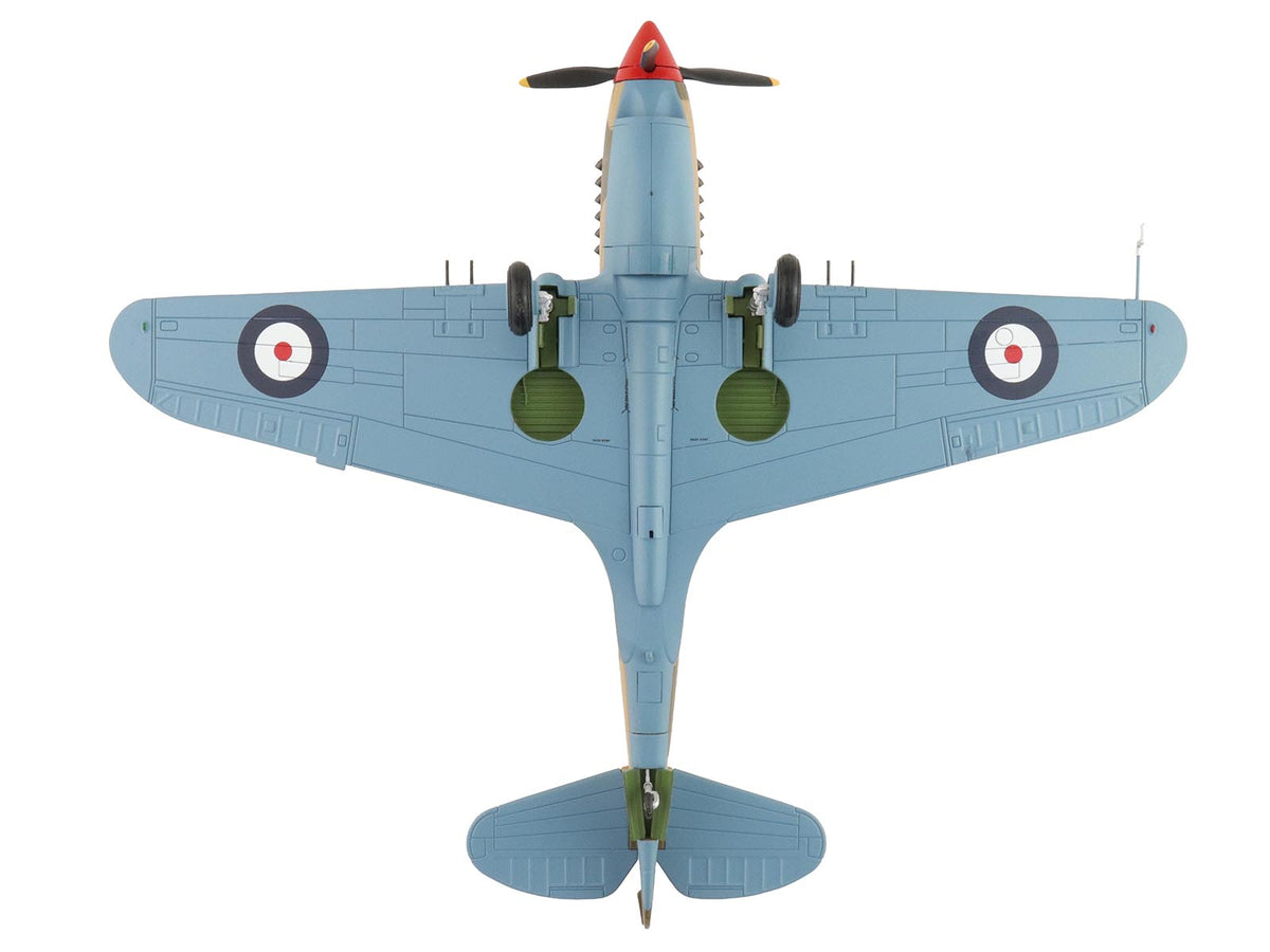 Curtiss P-40 Warhawk Tomahawk Mk IIB Aircraft "LD-C Clive Caldwell No. 250 Squadron North Africa" (1942) British Royal Air Force "Air Power Series" 1/48 Diecast Model